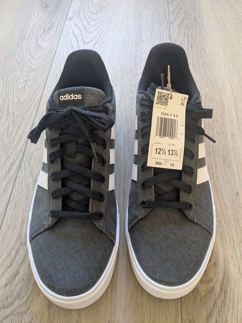 adidas Daily 4.0 Men's Black Casual Sneakers